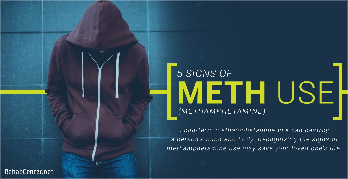 RehabCenter.net 5 Signs Of Methamphetamine Use Featured Image